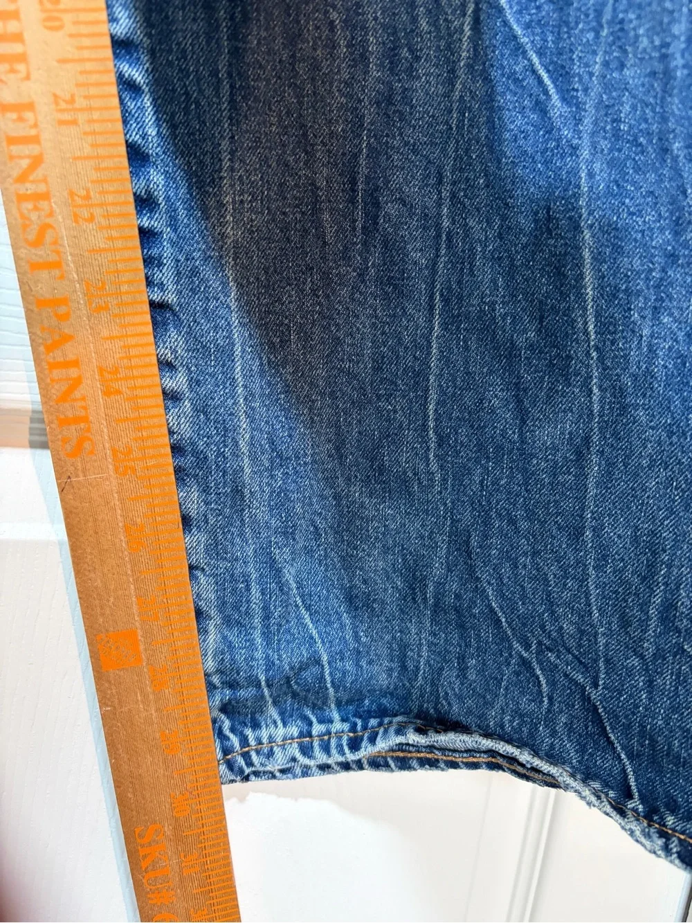 Todd Snyder Relaxed Straight Men’s Jeans - Classic Blue